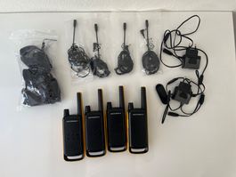 4er Set Motorola TLKR T82 Extreme Walkie Talkie Funkgerät